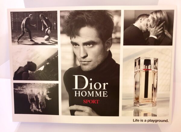 Pancarte publicitaire Dior Homme sport