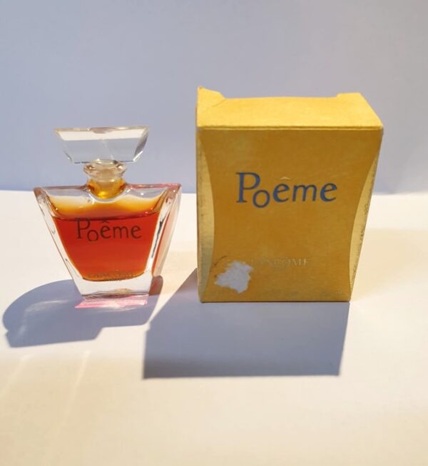 Miniature de parfum Poème de Lancôme 4 ml Flacon plein