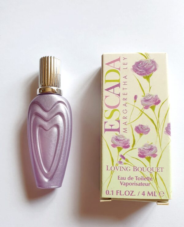 Miniature de parfum Margaretha Ley Loving Bouquet Escada 4 ml