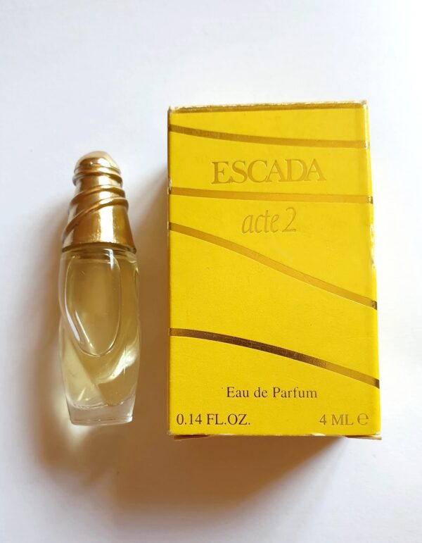 Miniature de parfum Acte 2 Escada 4 ml