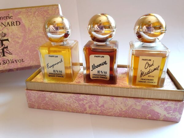 Rare Très joli Coffret de 3 parfums de 15 ml Fragonard