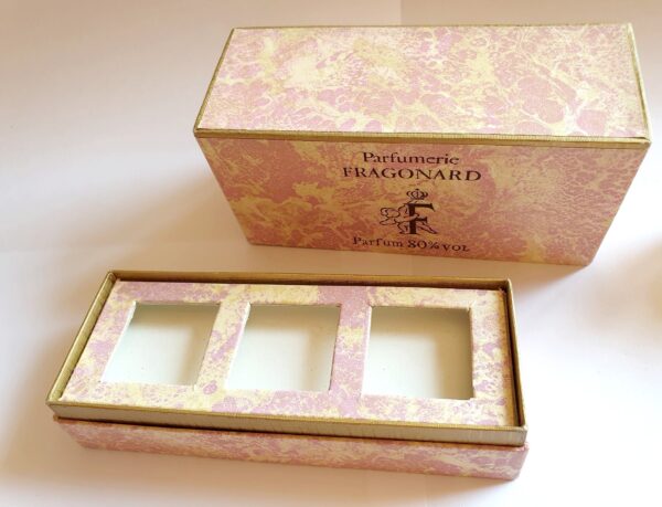 Rare Très joli Coffret de 3 parfums de 15 ml Fragonard