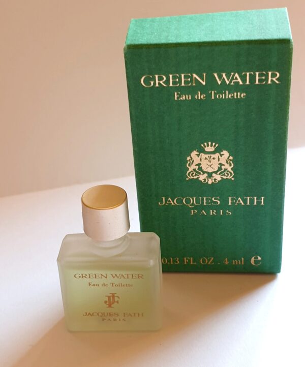 Miniature de parfum Green Water de Jacques Fath 4ml