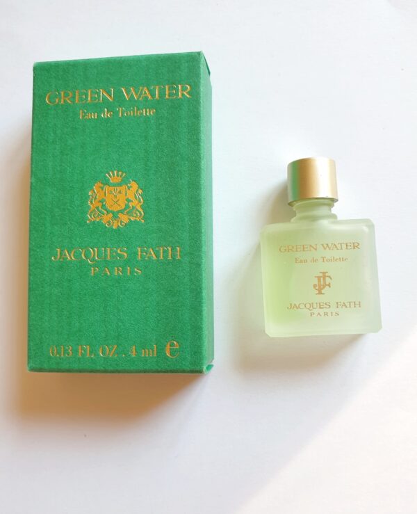 Miniature de parfum Green Water de Jacques Fath 4ml