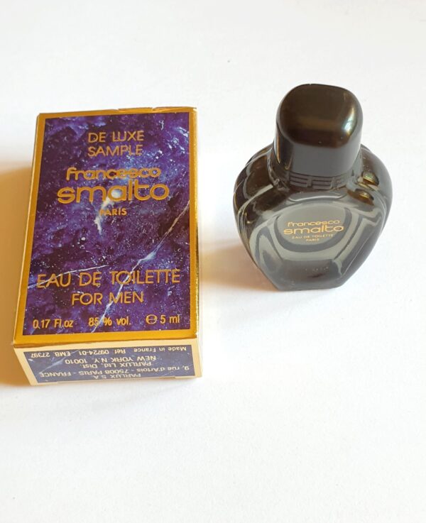 Miniature de parfum eau de toilette pour homme Francesco Smalto 5 ml