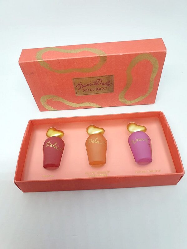Coffret de trois miniatures de parfum Deci-delà de Nina Ricci