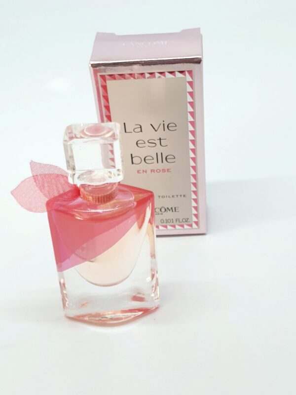 Miniature de parfum La vie est belle en rose de Lancôme 3 ml