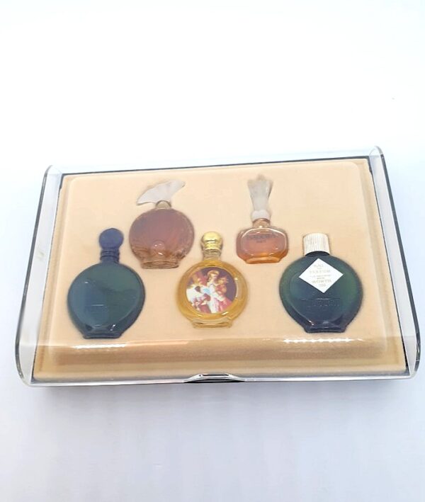 Coffret de 5 miniatures anciennes divers parfumeurs