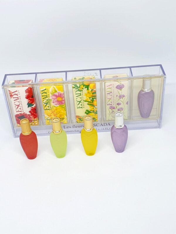 Coffret de 5 miniatures de parfum Les fleurs d'Escada