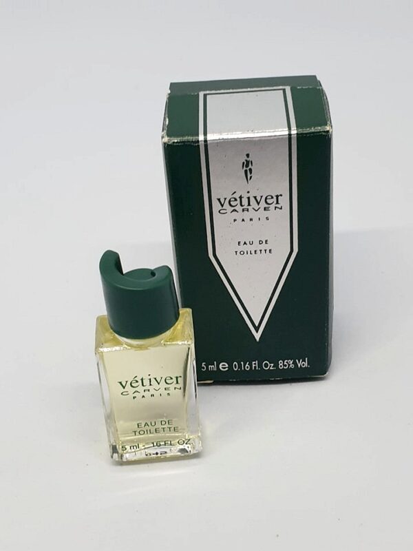 Miniature de parfum Vétiver eau de toilette Carven 5 ml