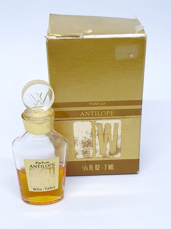 Rare miniature de parfum Antilope de Weil 7ml