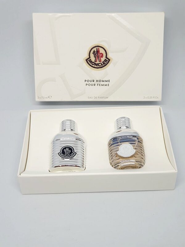 Coffret de deux miniatures de parfum Monclerc