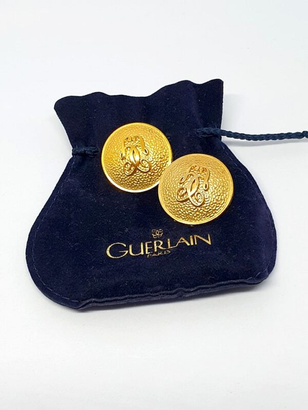 Boucles d'oreilles clips vintage Guerlain