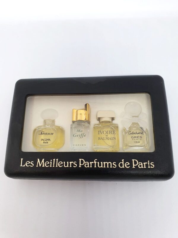 Coffret de 4 miniatures de parfum Les meilleurs parfums de Paris