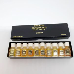 Coffret de 10 miniatures de parfum de 2 ml chacun Fragonard Grasse