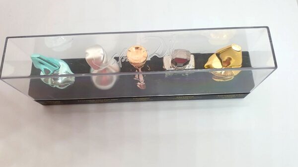 Coffret de 5 miniatures de parfum Dali métal Collection de Salvador Dali