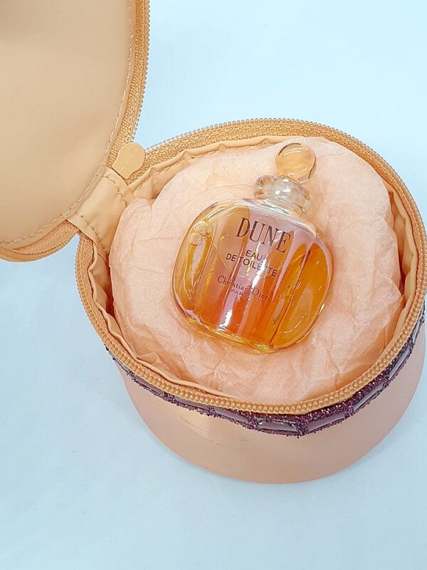 Miniature de parfum Dune Dior trousse tambourin
