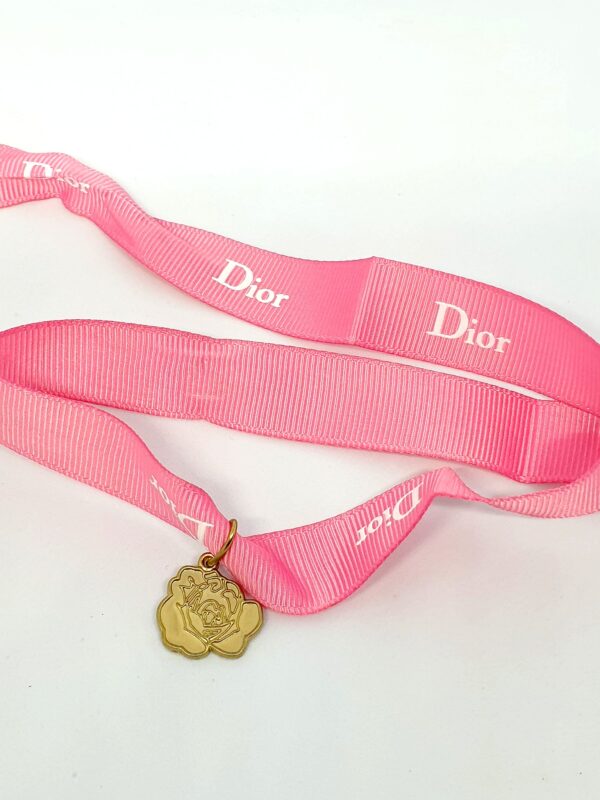 Bracelet en toile rose Dior