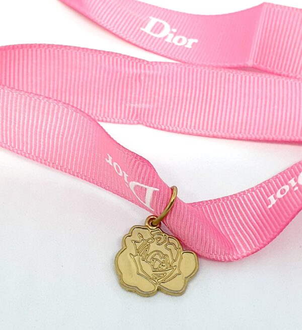 Bracelet en toile rose Dior