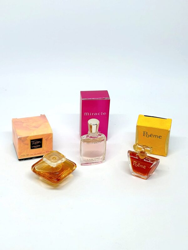 Lot de 3 miniatures de parfum Lancôme
