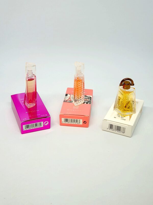 Lot de 3 miniatures de parfum Givenchy