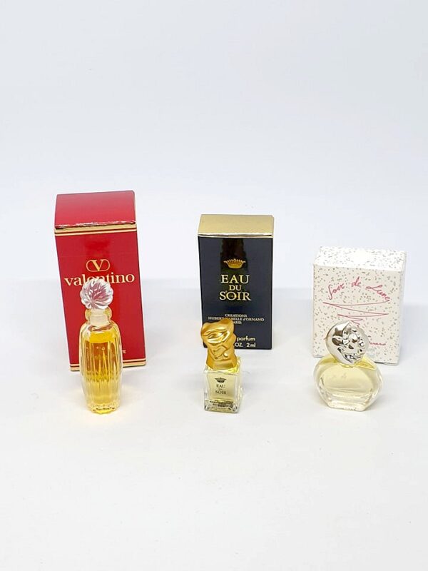 Lot de trois miniatures de parfum