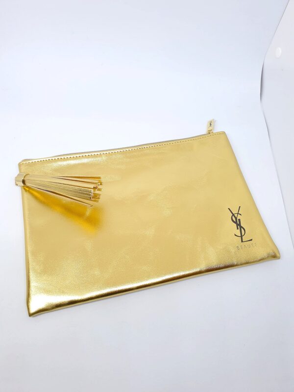 Pochette dorée Yves Saint Laurent