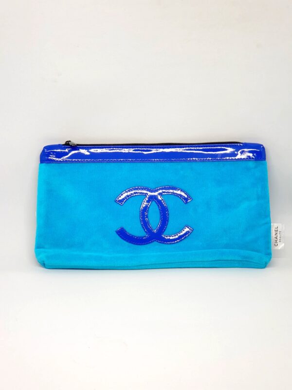 Pochette Chanel bleue