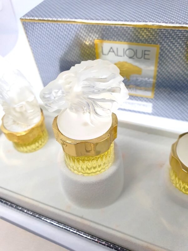 Coffret de parfums Les Mascottes miniatures Lalique
