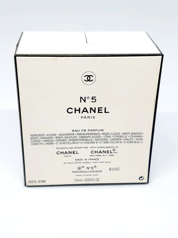 Coffret miniature de parfum Numéro 5 Chanel Noel