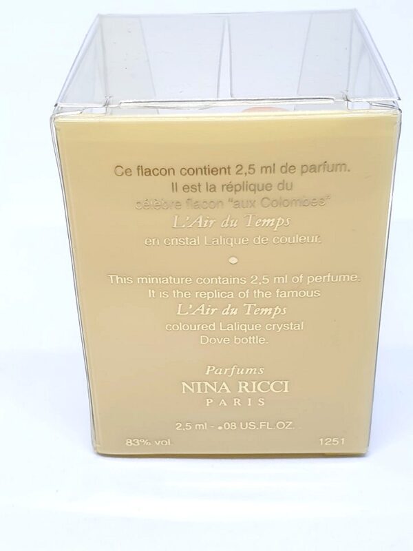 Miniature de parfum L'Air du temps Nina Ricci