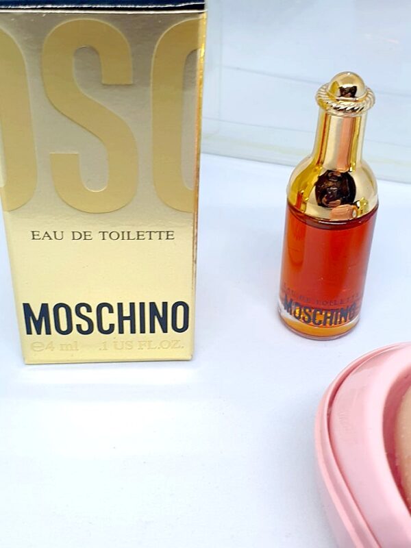 Coffret de miniature et savon Moschino