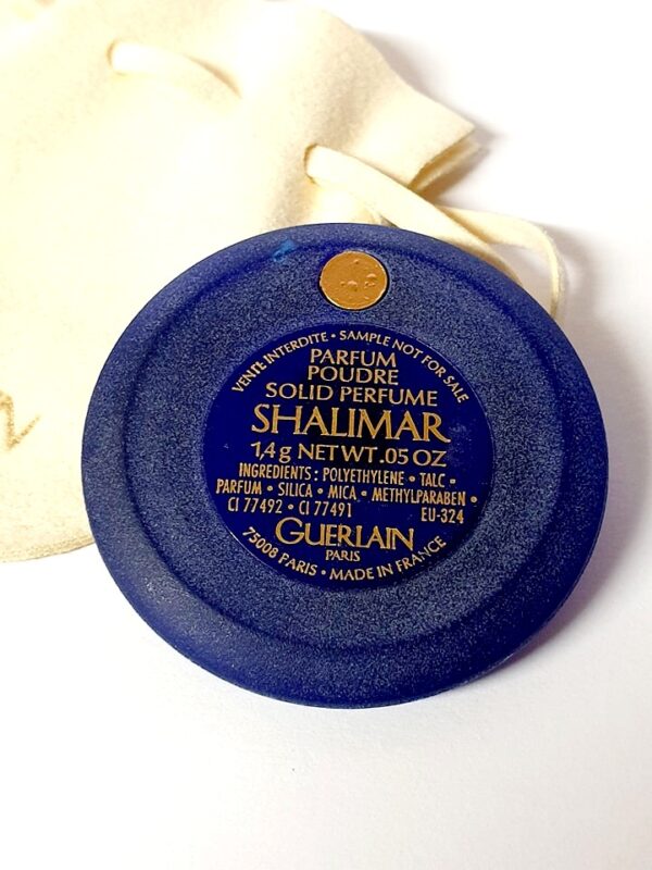 Parfum solide concrète Shalimar de Guerlain