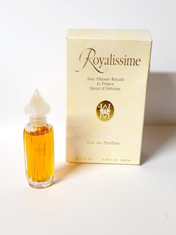 Miniature de parfum Royalissime Son altesse Royale le prince Henri D'Orléans