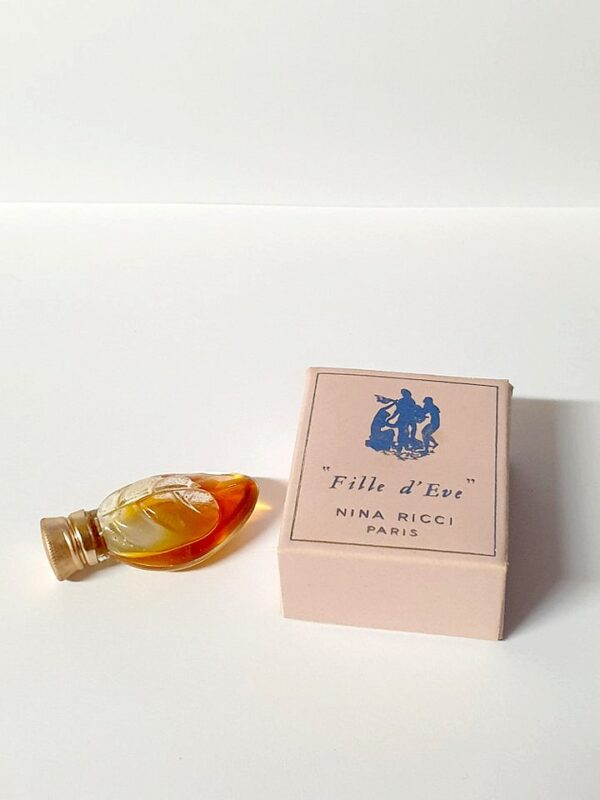 Rare Miniature ancienne Lalique Fille d'Eve de Nina Ricci