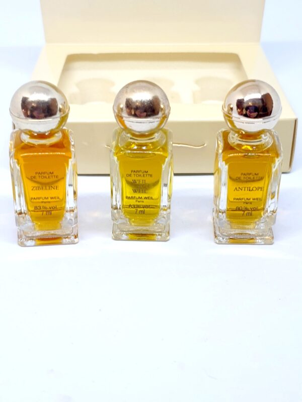 Coffret de 3 parfums Weil vintage