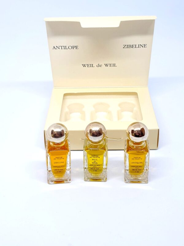 Coffret de 3 parfums Weil vintage