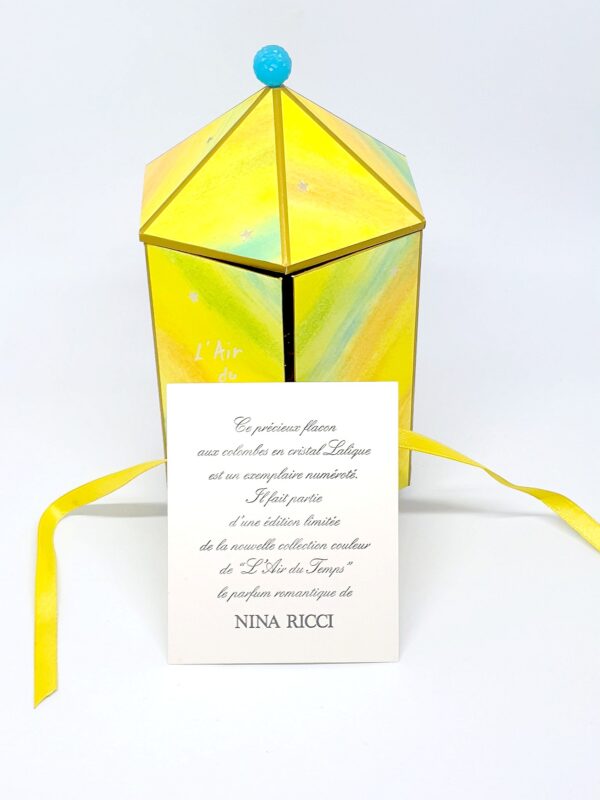 L'Air du Temps parfum Bleue Océan cristal Lalique Nina Ricci
