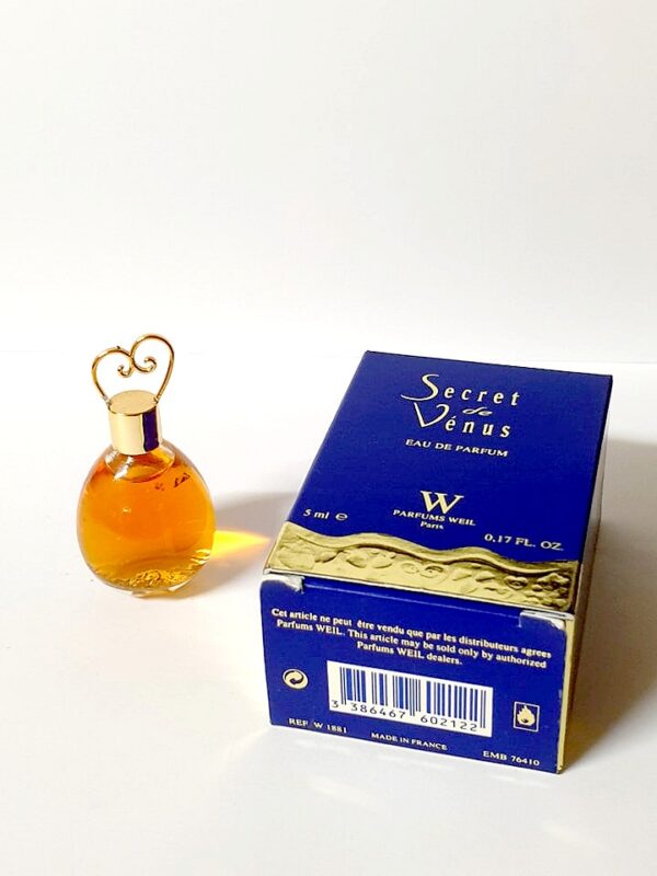 Miniature de parfum Secret de Vénus de Weil