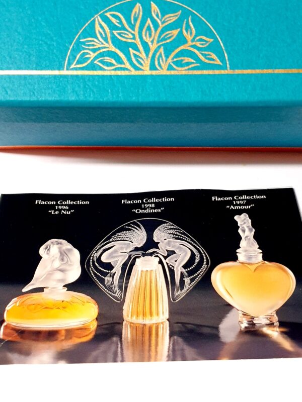 Coffret de miniatures de parfum les Introuvables de Lalique