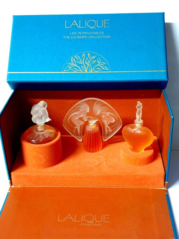 Coffret de miniatures de parfum les Introuvables de Lalique