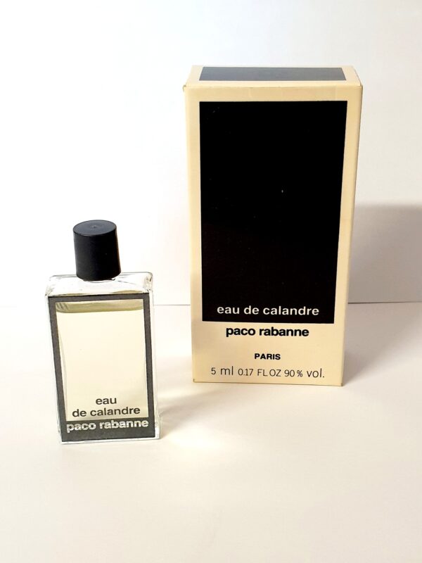 Miniature de parfum Eau de Calandre de Paco Rabanne