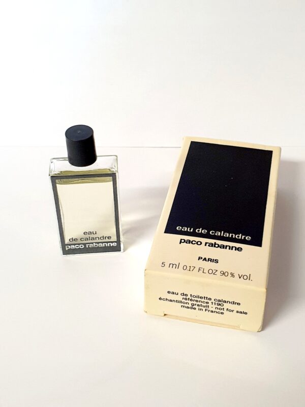 Miniature de parfum Eau de Calandre de Paco Rabanne