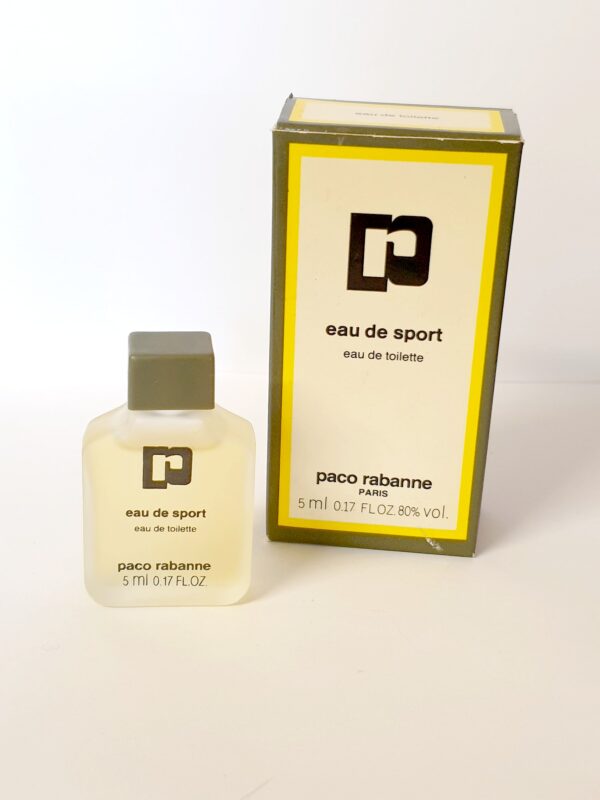 Miniature de parfum Eau de sport Paco Rabanne