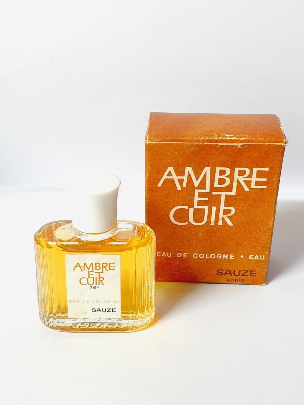 Miniature de parfum Ambre et Cuir de Sauzé