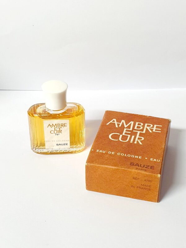 Miniature de parfum Ambre et Cuir de Sauzé