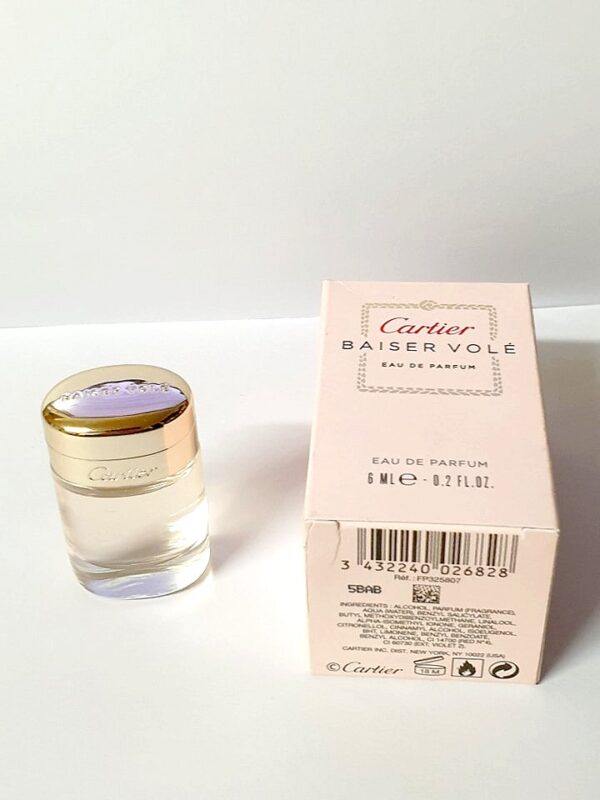 Miniature de parfum Baiser volé de Cartier