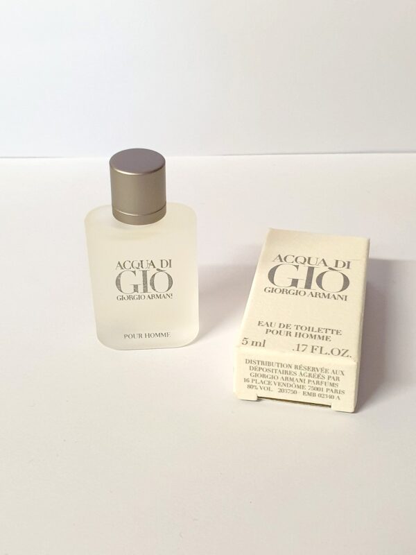 Miniature de parfum Acqua di Gio Armani