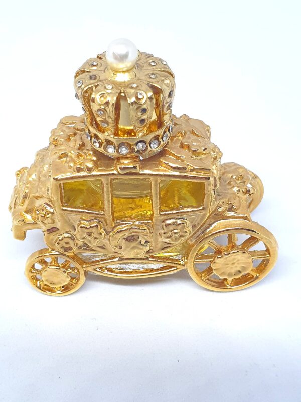 Superbe miniature de parfum Le Carrosse de Myrna Pons