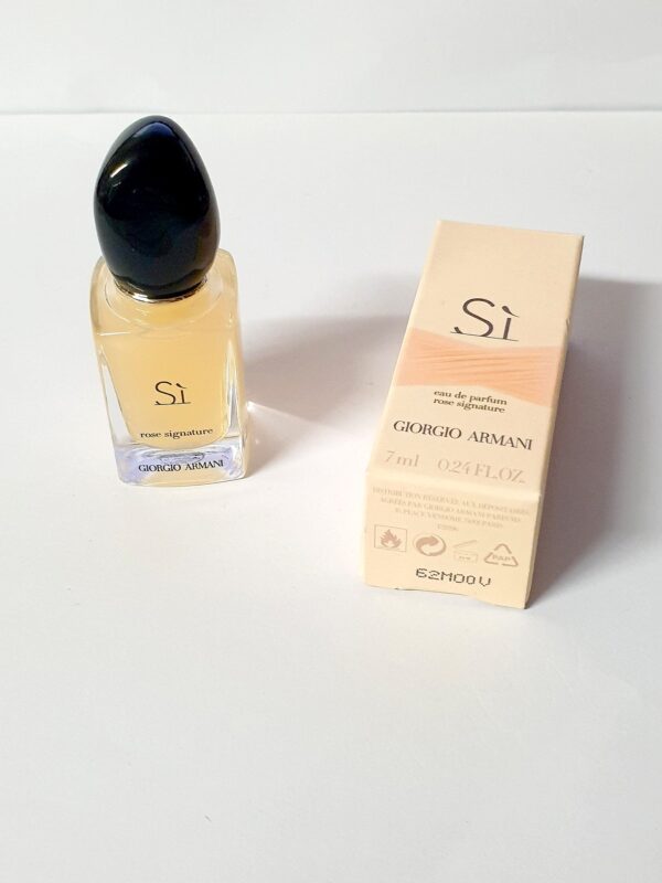 Miniature de parfum Si Rose Signature Giorgio Armani